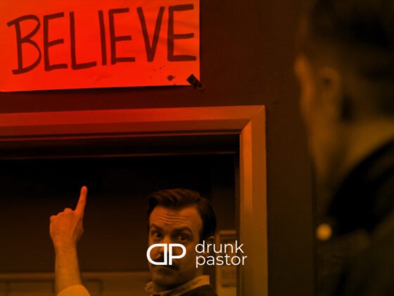 Drunk Pastor - Let's Talk Faith - Ted Lasso Header