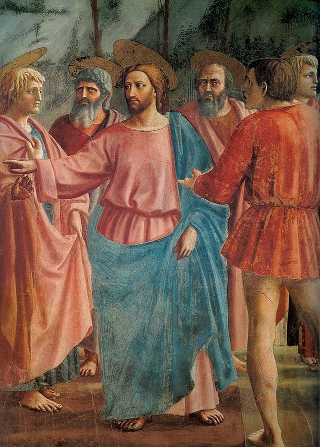 "The Tribute Money" by Masaccio 