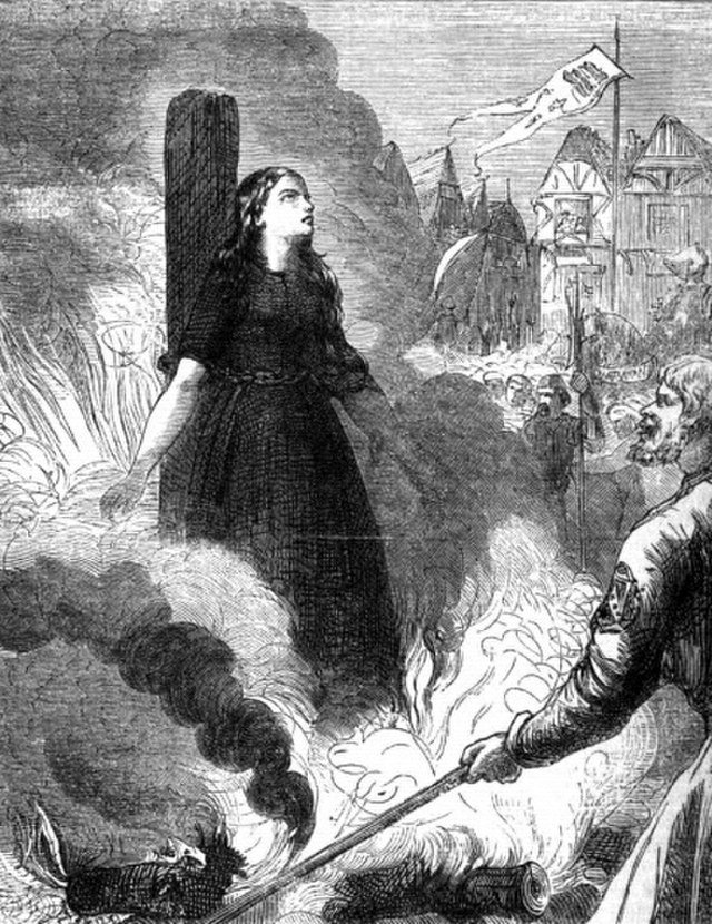 Burning of Joan of Arc at the stake