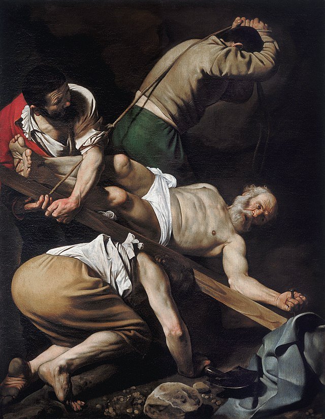 Crucifixion of Saint Peter by Caravaggio