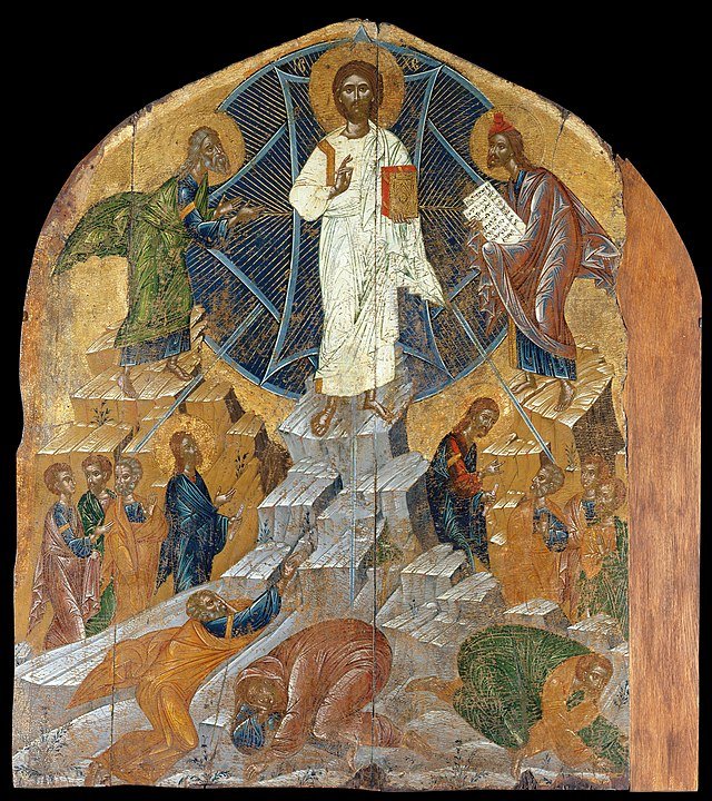 The Transfiguration of Christ - fresco old art