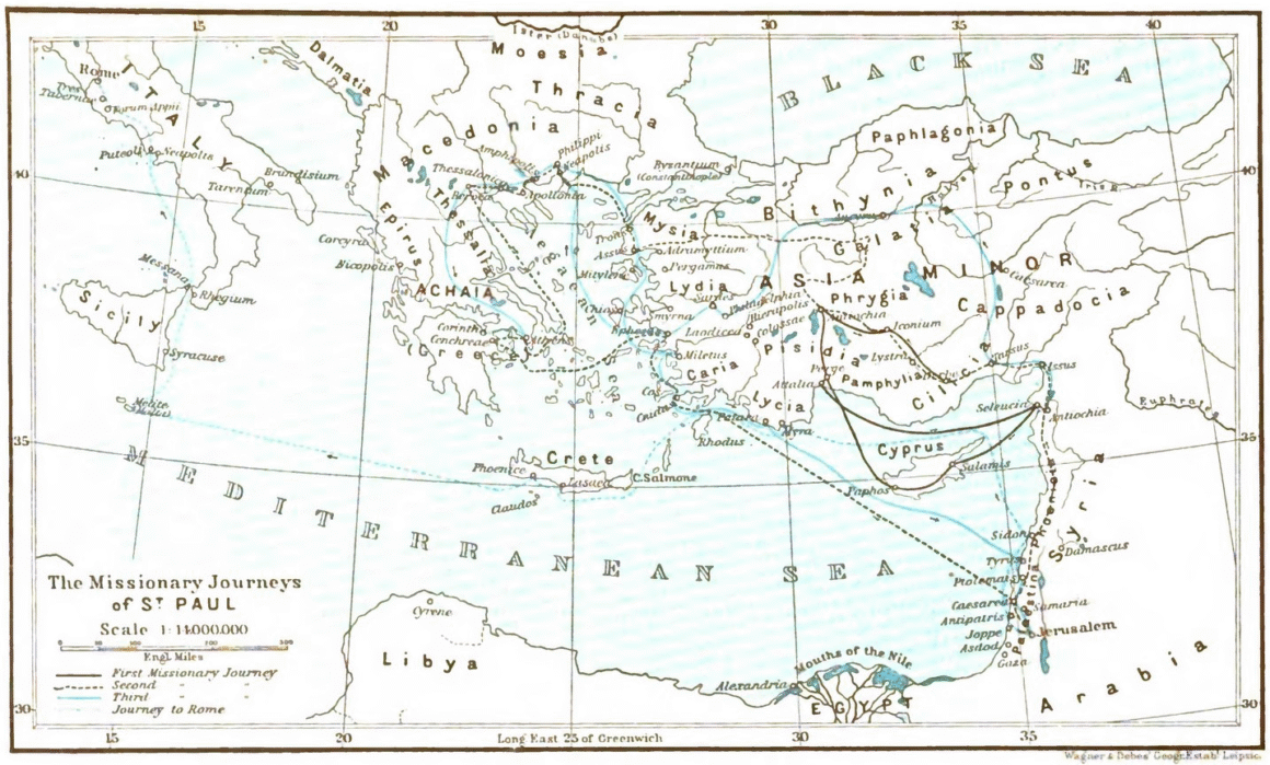 Paul's Missionary jourbey