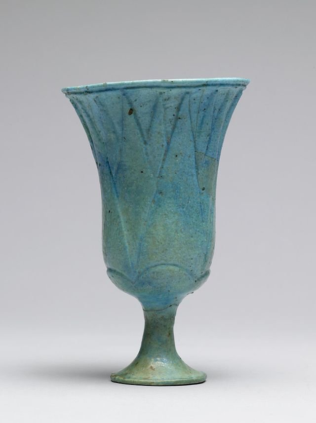 Blue Louts chalice from Egypt