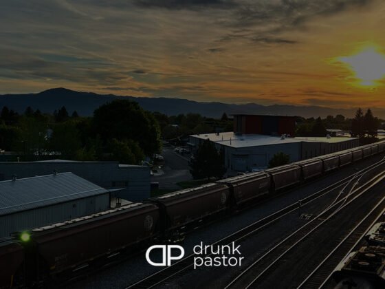 Train tracks in Missoula, Mt