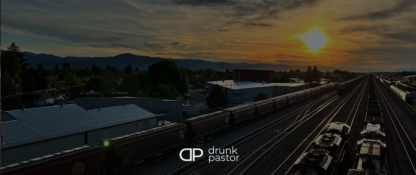 Train tracks in Missoula, Mt
