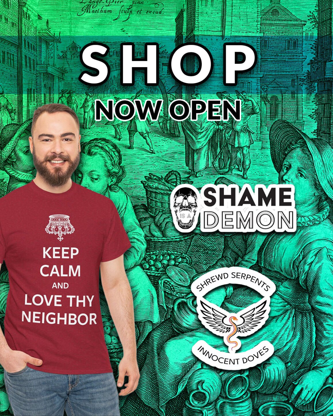 DRUNK PASTOR SHOP: SHIRTS, STICKERS, MORE COMING