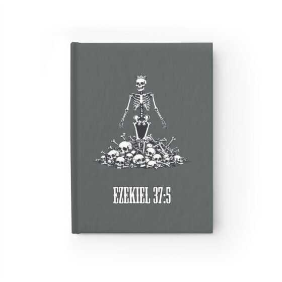 "Dry Bones Become Alive" Ruled Journal with a Ezekiel 37:5 Design