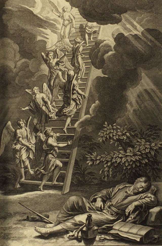 Jacob's Ladder: Angels descending and ascending